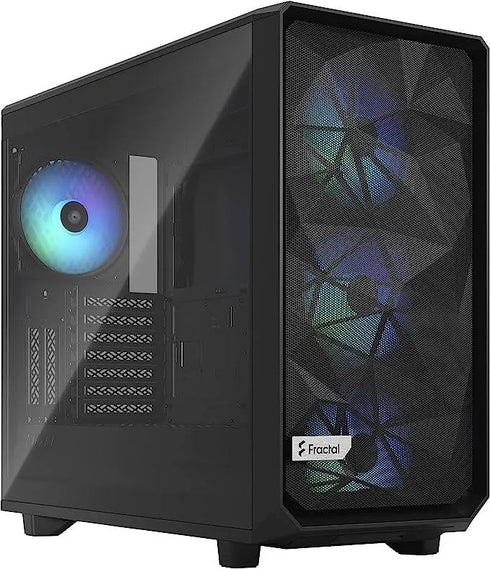 Fractal Design Meshify 2 RGB Mid Tower Gaming Case Black - Anigma